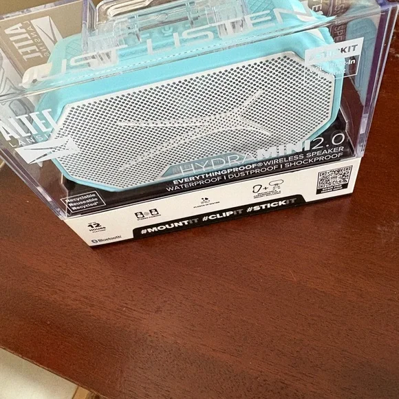 Altec Lansing HydraMini 2.0 Blue Portable Speaker - Picture 1 of 3